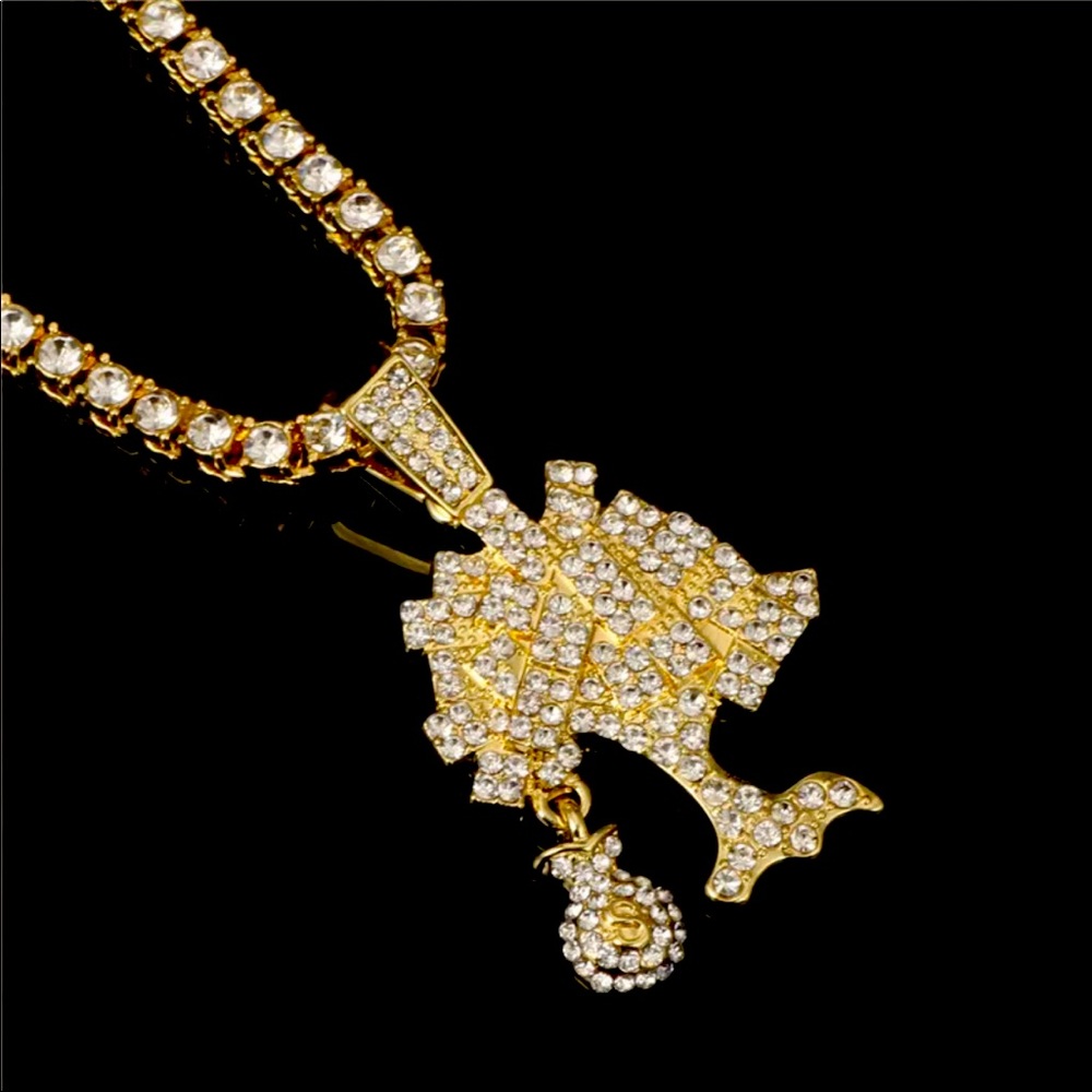 Dollar Money Bag Tree Necklace&Pendant necklace